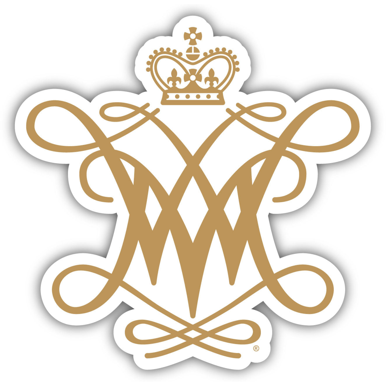 William And Mary 12 Inch Vinyl Decal Sticker