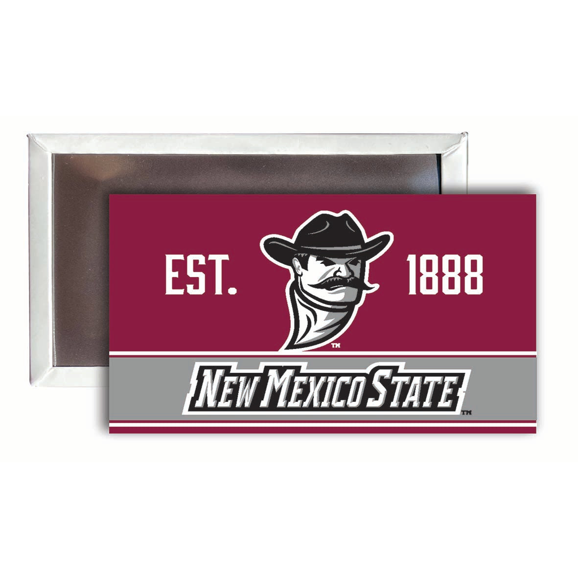 New Mexico State University Pistol Pete 2x3-Inch Fridge Magnet 4-Pack