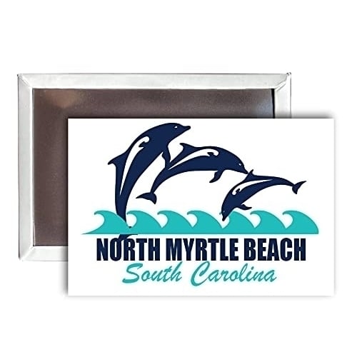 North Myrtle Beach South Carolina Souvenir 2x3-Inch Fridge Magnet Dolphin Design