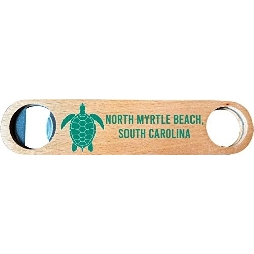 North Myrtle Beach, South Carolina, Wooden Bottle Opener Turtle Design