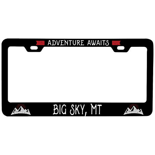 R And R Imports Big Sky Montana Vanity Metal License Plate Frame