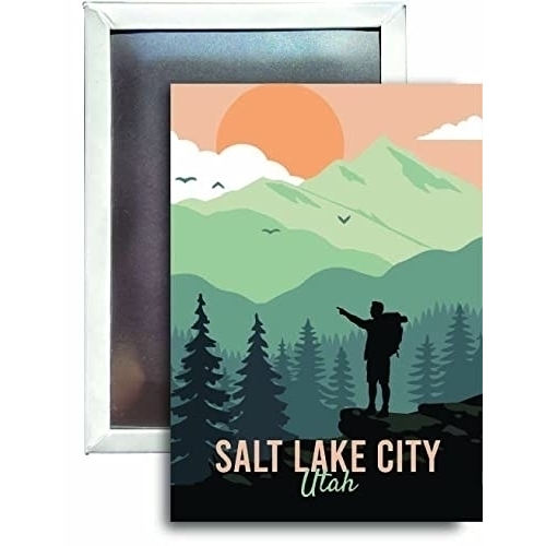 R And R Imports Salt Lake City Utah Refrigerator Magnet 2.5X3.5 Approximately Hike Destination