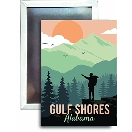 R And R Imports Gulf Shores Alabama Refrigerator Magnet 2.5X3.5 Approximately Hike Destination