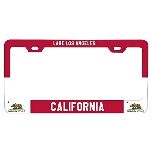 R And R Imports Lake Los Angeles California Metal License Plate Frame