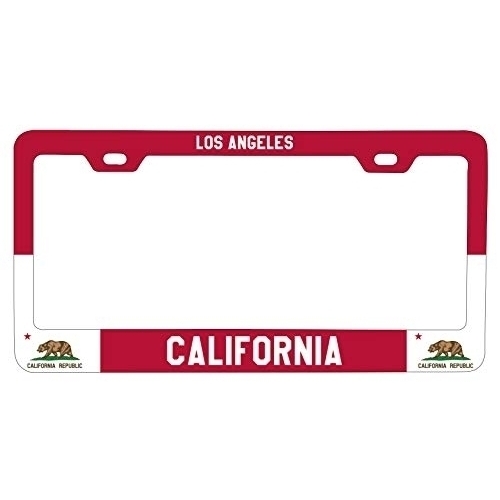 R And R Imports Los Angeles California Metal License Plate Frame