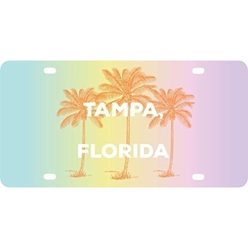 R And R Imports Tampa Florida Souvenir Mini Metal License Plate 4.75 X 2.25 Inch
