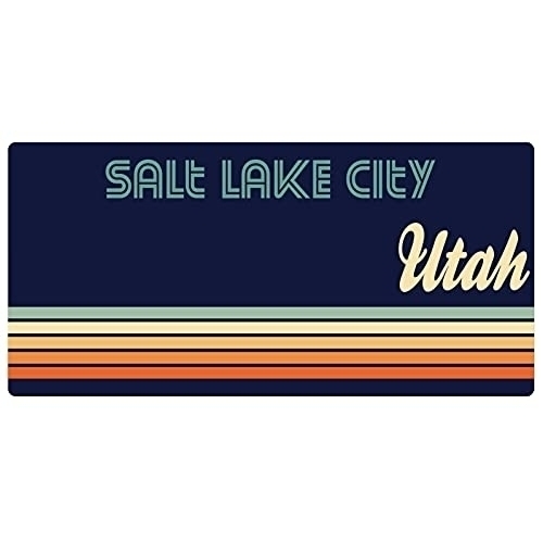 Salt Lake City Utah 5 X 2.5-Inch Fridge Magnet Retro Design