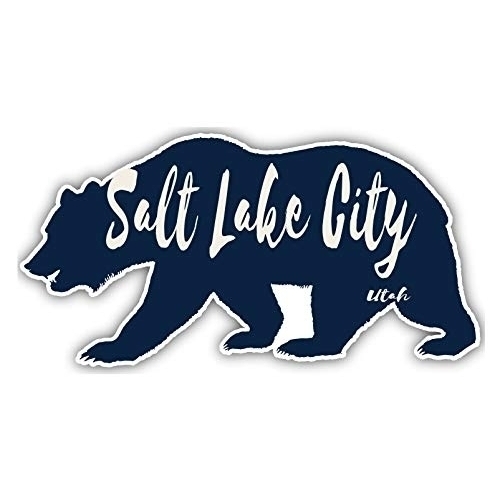 Salt Lake City Utah Souvenir 3x1.5-Inch Fridge Magnet Bear Design