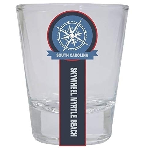 SkyWheel Myrtle Beach South Carolina Nautical Souvenir Round Shot Glass