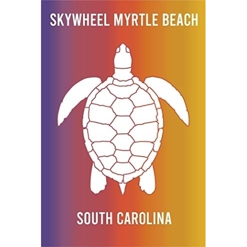 Skywheel Myrtle Beach South Carolina Souvenir 2x3 Inch Fridge Magnet Turtle Design