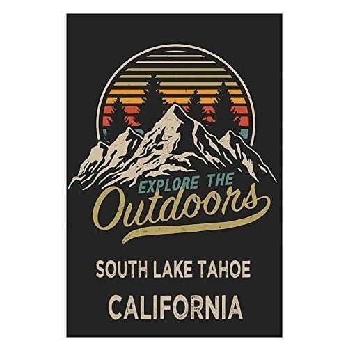 South Lake Tahoe California Souvenir 2x3-Inch Fridge Magnet Explore The Outdoors