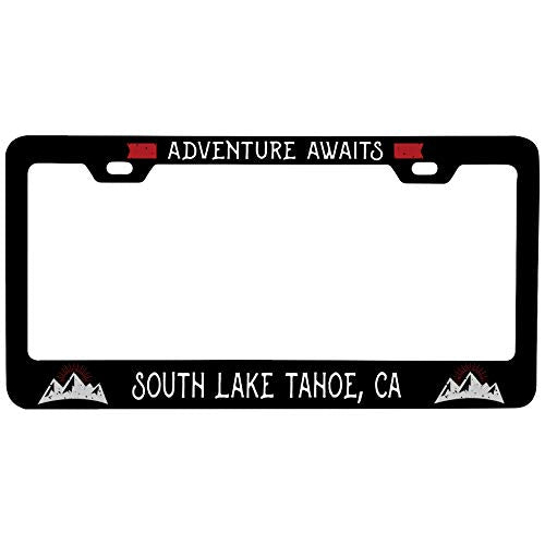 South Lake Tahoe California Vanity Metal License Plate Frame