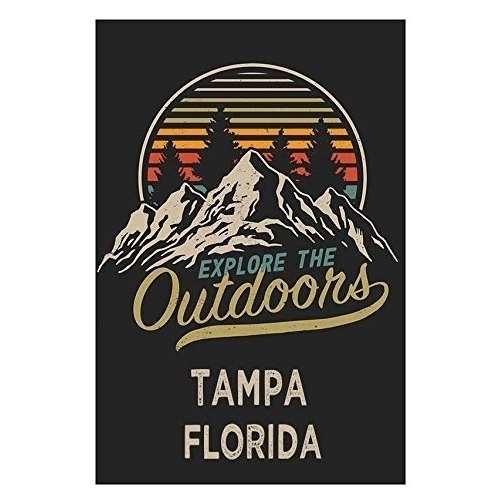 Tampa Florida Souvenir 2x3-Inch Fridge Magnet Explore The Outdoors
