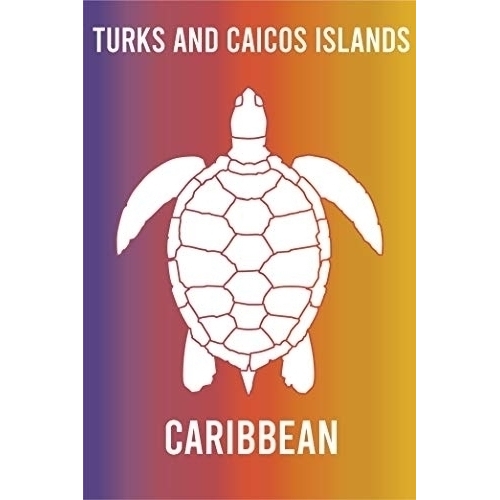 Turks And Caicos Islands Caribbean Souvenir 2x3 Inch Fridge Magnet Turtle Design