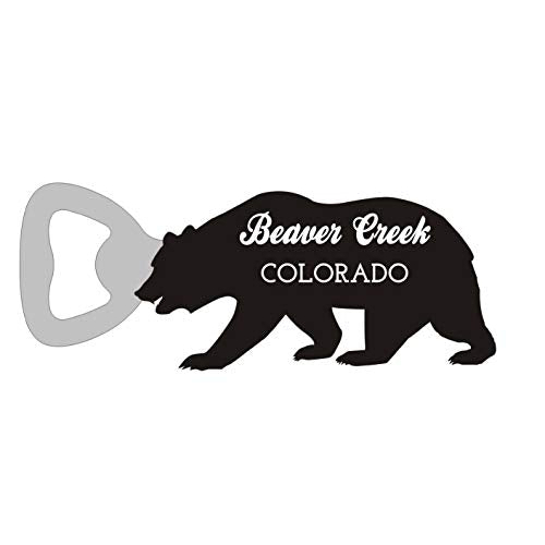 Beaver Creek Colorado Camping Souvenir Bear Bottle Opener