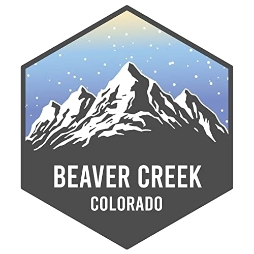 Beaver Creek Colorado Ski Snowboard Adventures Souvenir 4 Inch Fridge Magnet Mountain Design