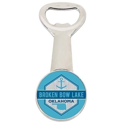 Broken Bow Oklahoma Lake Nautical Resevoir Trendy Souvenir Magnetic Bottle Opener