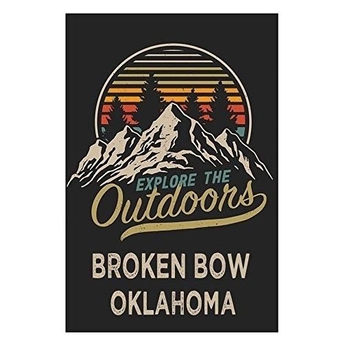 Broken Bow Oklahoma Souvenir 2x3-Inch Fridge Magnet Explore The Outdoors