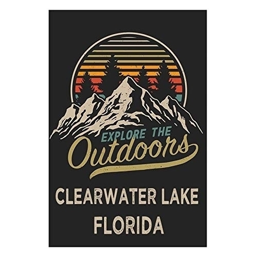 Clearwater Lake Florida Souvenir 2x3-Inch Fridge Magnet Explore The Outdoors