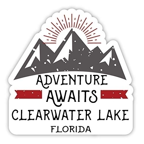 Clearwater Lake Florida Souvenir 4-Inch Fridge Magnet Adventure Awaits Design