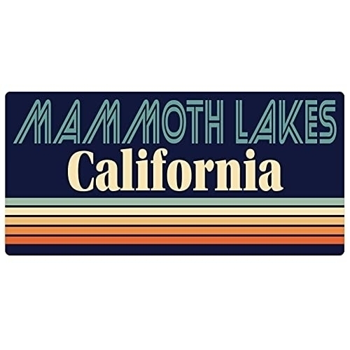 Mammoth Lakes California 5 X 2.5-Inch Fridge Magnet Retro Design