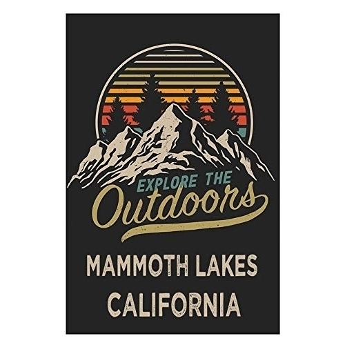 Mammoth Lakes California Souvenir 2x3-Inch Fridge Magnet Explore The Outdoors