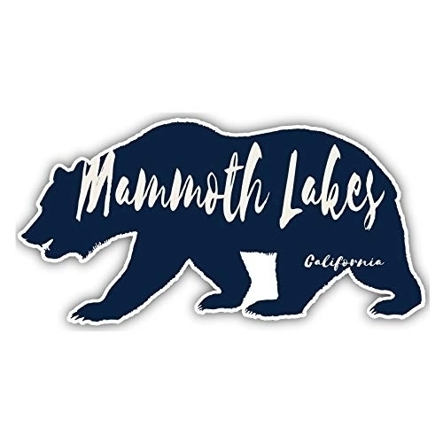 Mammoth Lakes California Souvenir 3x1.5-Inch Fridge Magnet Bear Design
