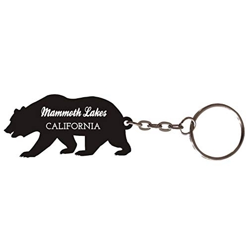 Mammoth Lakes California Souvenir Metal Bear Keychain