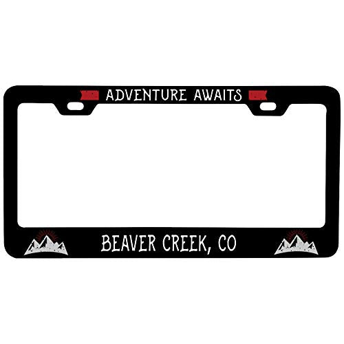 R And R Imports Beaver Creek Colorado Vanity Metal License Plate Frame