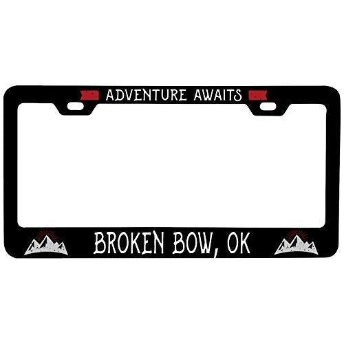 R And R Imports Broken Bow Oklahoma Vanity Metal License Plate Frame