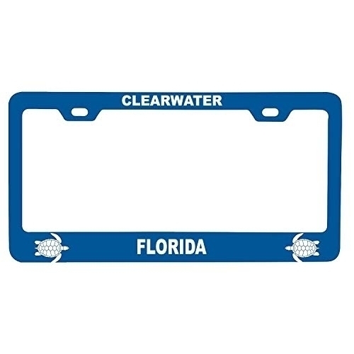 R And R Imports Clearwater Florida Turtle Design Souvenir Metal License Plate Frame