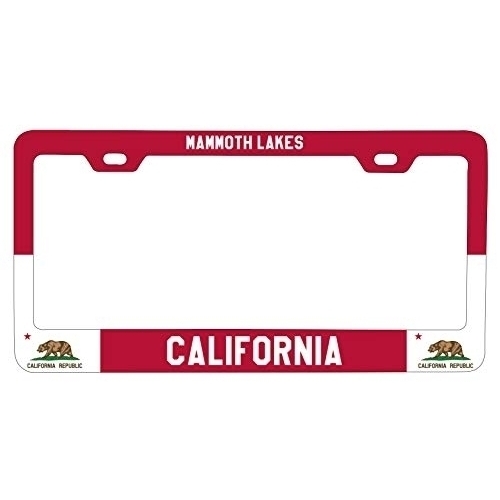R And R Imports Mammoth Lakes California Metal License Plate Frame