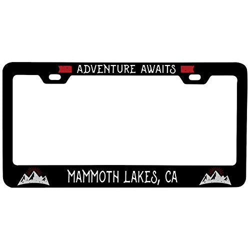 R And R Imports Mammoth Lakes California Vanity Metal License Plate Frame