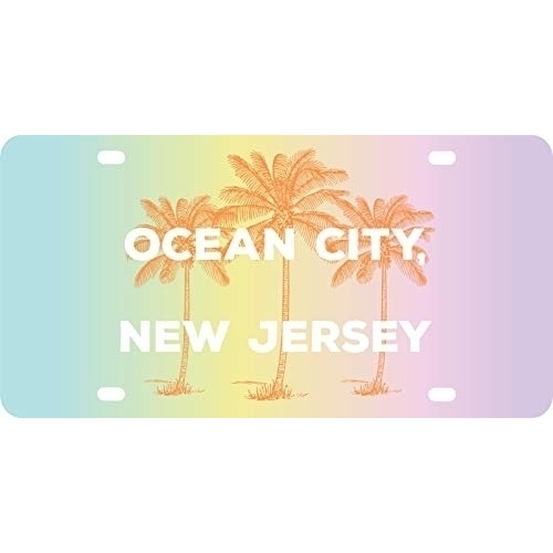 R And R Imports Ocean City Maryland Souvenir Mini Metal License Plate 4.75 X 2.25 Inch