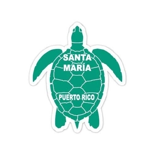 San Juan Puerto Rico 4 Green Turtle Shape Frifge Magnet