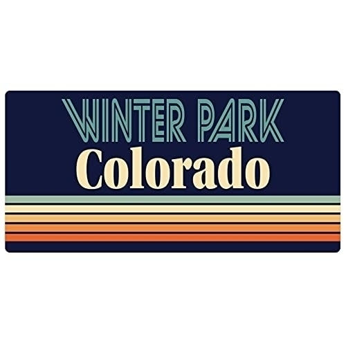 Winter Park Colorado 5 X 2.5-Inch Fridge Magnet Retro Design