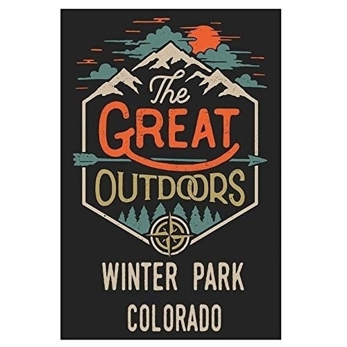 Winter Park Colorado Souvenir 2x3-Inch Fridge Magnet The Great Outdoors