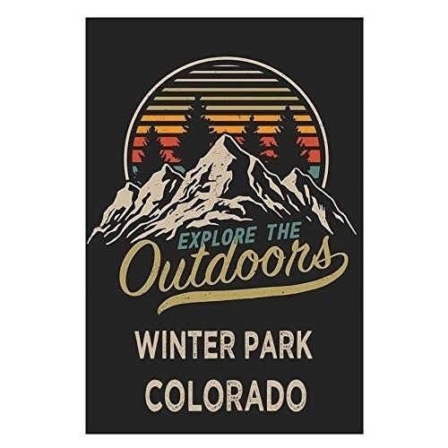 Winter Park Colorado Souvenir 2x3-Inch Fridge Magnet Explore The Outdoors