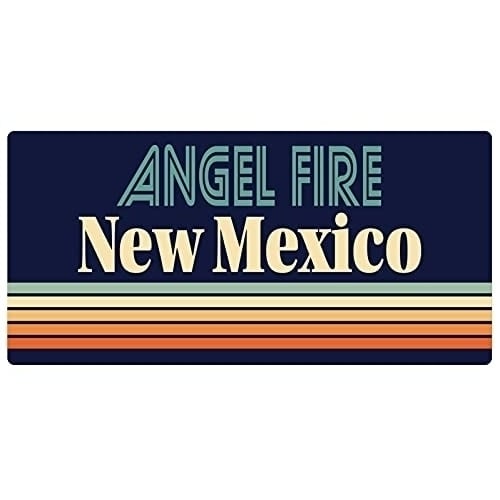 Angel Fire New Mexico 5 X 2.5-Inch Fridge Magnet Retro Design