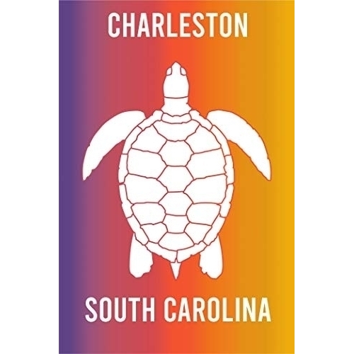 Charleston South Carolina Souvenir 2x3 Inch Fridge Magnet Turtle Design