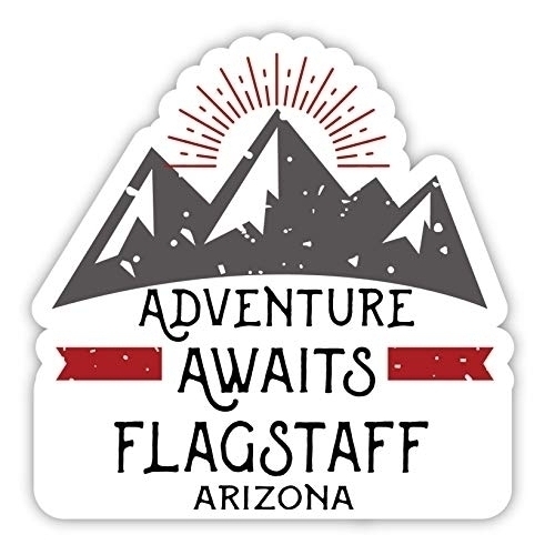 Flagstaff Arizona Souvenir 2-Inch Vinyl Decal Sticker Adventure Awaits Design