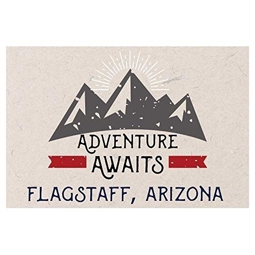 Flagstaff Arizona Souvenir 2x3 Inch Fridge Magnet Adventure Awaits Design