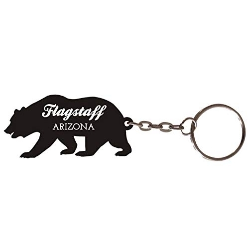 Flagstaff Arizona Souvenir Metal Bear Keychain