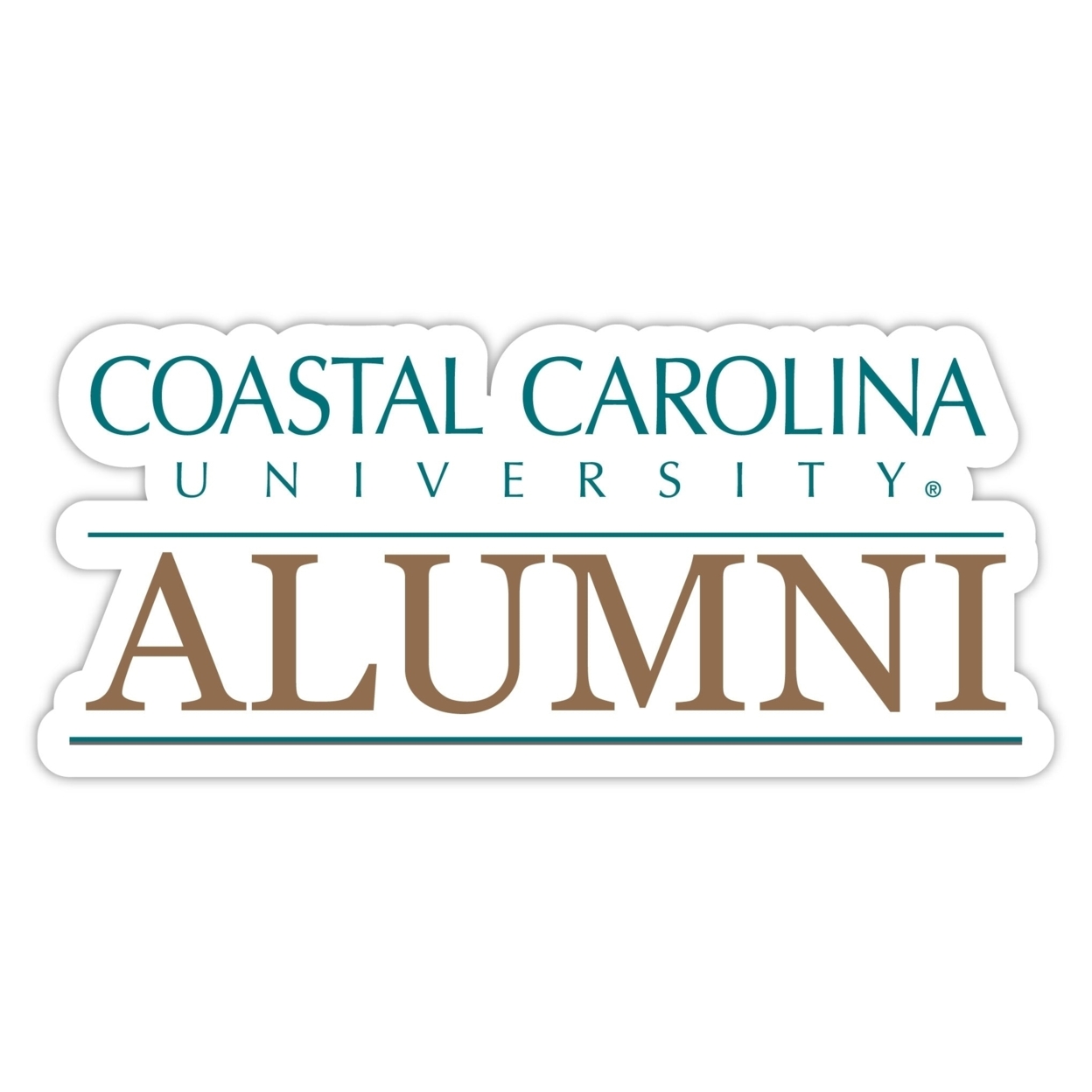 Coastal Carolina University Alumni 4 Sticker