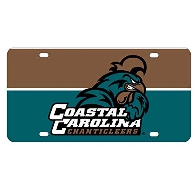 Coastal Carolina University Metal License Plate Car Tag