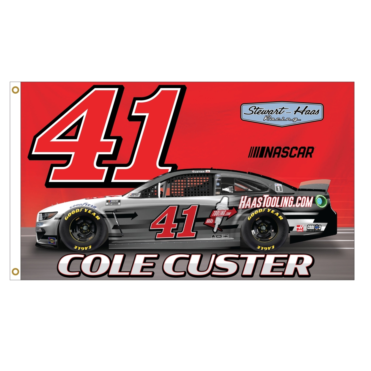 Cole Custer #41 NASCAR Cup Series 3x5 Flag New For 2021