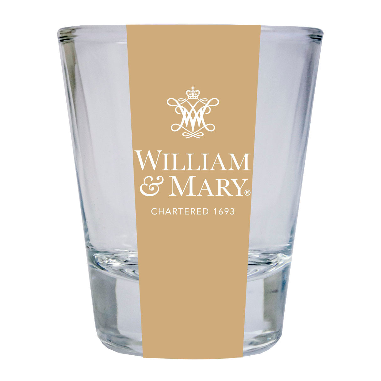 College Of William And Mary Round Shot Glass