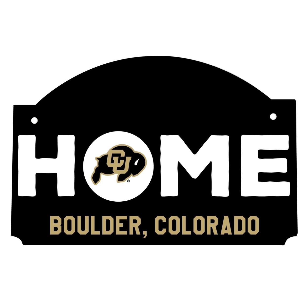 Colorado Buffaloes Wood Sign With String