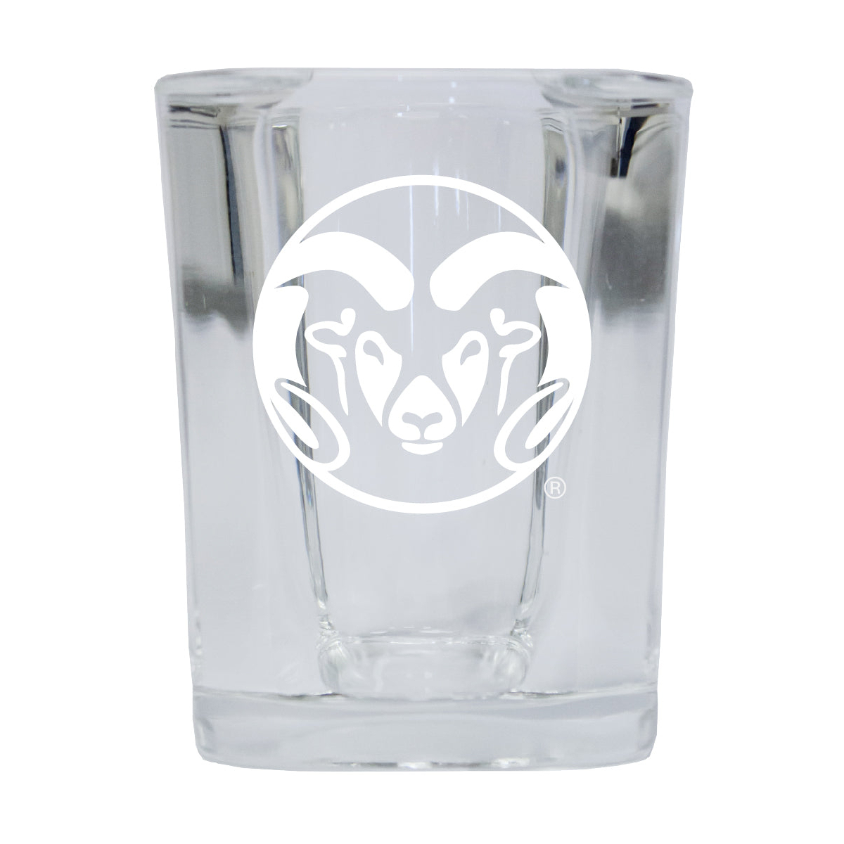 Colorado State Rams Etched Square Shot Glass
