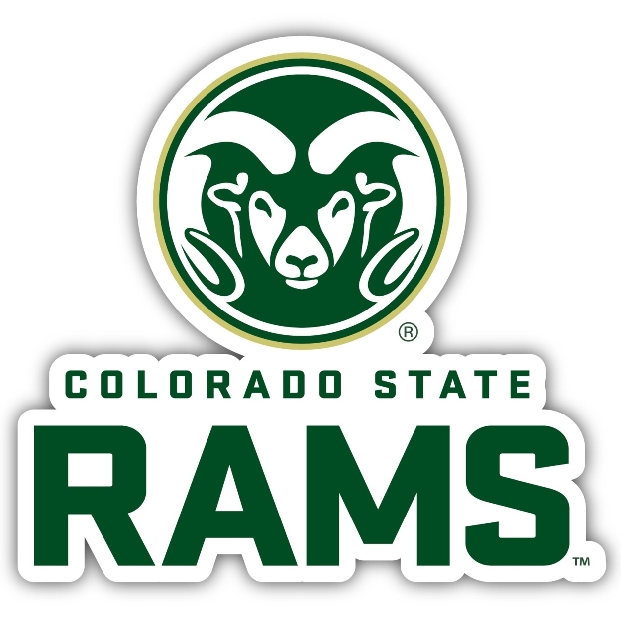 Colorado State Rams 4 Inch Vinyl Decal Sticker